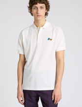 Load image into Gallery viewer, White Paint Splatter Polo Shirt

