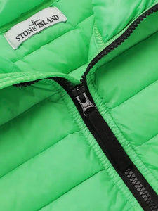 40324 Down Jacket 'Loom Woven Chambers R-Nylon Down TC' Light Green