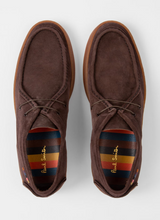 Load image into Gallery viewer, Suede &#39;Vargo&#39; Shoes Brown

