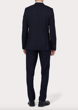 Load image into Gallery viewer, Tailored-Fit Navy Wool Blazer
