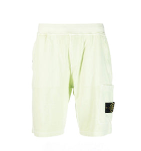 Shorts In Cotton Fleece Light Green