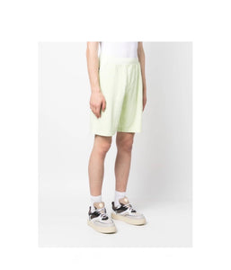 Shorts In Cotton Fleece Light Green