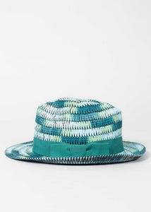 Turquoise Space Dye Trilby Hat